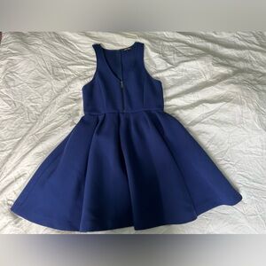 Royal blue flare dress in size 8-10